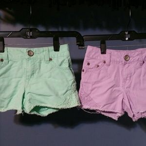 Girls Justice Shorts (selling together)